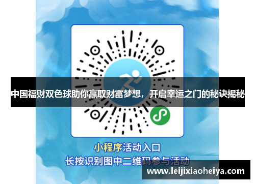 中国福财双色球助你赢取财富梦想，开启幸运之门的秘诀揭秘